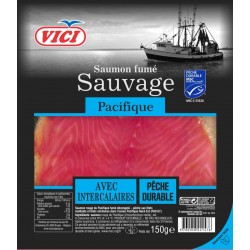 Saumon sauvage fumé  150 Gr...