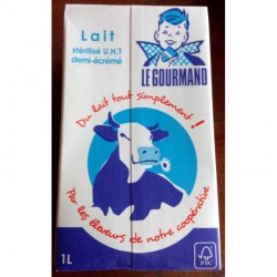 LAIT DEMI ÉCRÉMÉ GOURMAND...